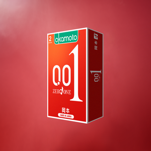 Okamoto 0.01 Polyurethane Condom (2 Pcs)