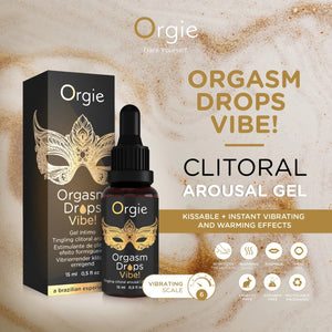 Orgie Orgasm Drops Vibe Tingling Clitoral Arousal Intimate Gel buy at LoveisLove U4Ria Singapore