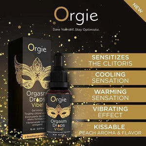 Orgie Orgasm Drops Vibe Tingling Clitoral Arousal Intimate Gel  buy at LoveisLove U4Ria Singapore