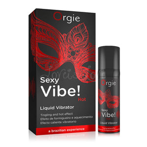 Orgie Sexy Vibe Hot Liquid Vibrator Tingling and Hot Effect 15 ml 0.5 fl oz love is love buy sex toys in singapore u4ria loveislove