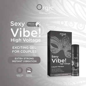 Orgie Sexy Vibe Liquid Vibrator High Voltage Instant Vibrating Sensation Extra Strong Arousal Orgasm Gel buy at LoveisLove U4Ria Singapore