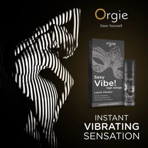 Orgie Sexy Vibe Liquid Vibrator High Voltage Instant Vibrating Sensation Extra Strong Arousal Orgasm Gel buy at LoveisLove U4Ria Singapore