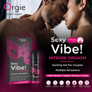 Orgie Sexy Vibe Intense Orgasm Multiple Sensation Liquid Vibrator Strong Arousal Gel buy at LoveisLove U4Ria Singapore