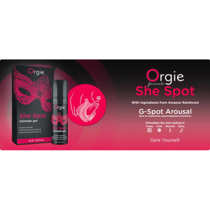 Orgie She Spot G Spot Arousal Intimate Gel 15 ml Buy in Singapore loveisLove U4Ria 