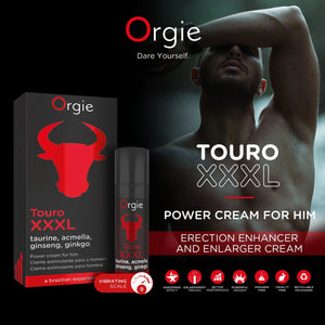 Orgie Touro XXXL Power Cream For Him Erection Enhancer and Enlarger Cream buy at LoveisLove U4Ria Singapore