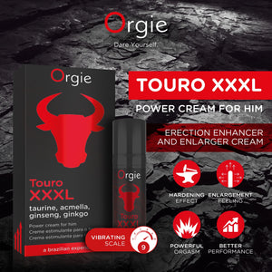 Orgie Touro XXXL Power Cream For Him Erection Enhancer and Enlarger Cream buy at LoveisLove U4Ria Singapore