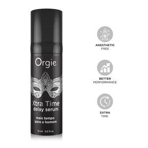 Orgie Xtra Time Delay Serum Silicone Serum to Delay Ejaculation buy at LoveisLove U4Ria Singapore