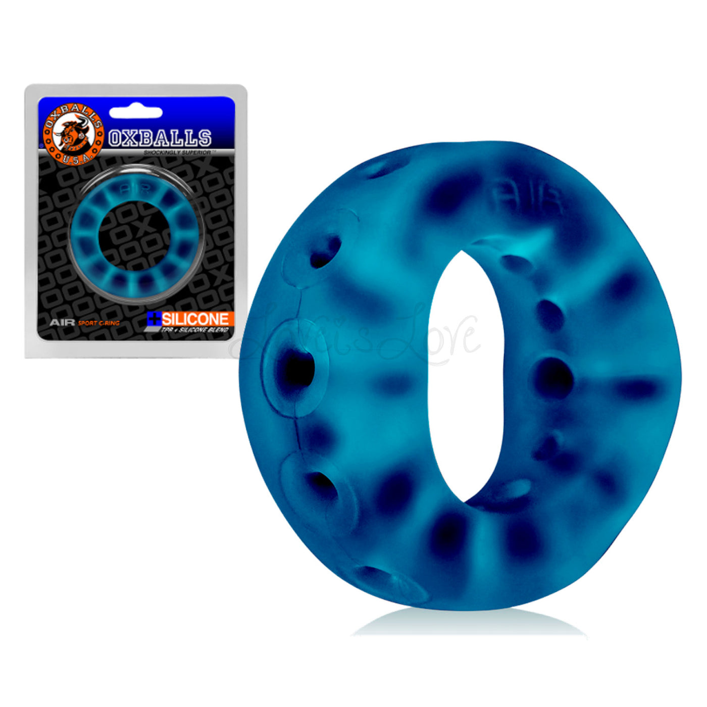 Minimum Stretch Silicone Cock Ring - Blue – Je Joue US