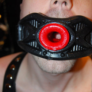 Oxballs Black Guard Gag with Strap and Red Insert buy in Singapore LoveisLove U4ria