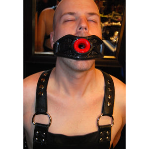 Oxballs Black Guard Gag with Strap and Red Insert buy in Singapore LoveisLove U4ria