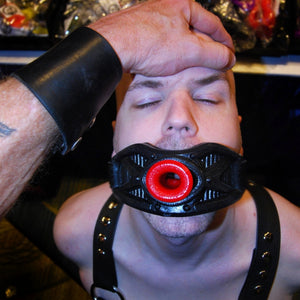 Oxballs Black Guard Gag with Strap and Red Insert buy in Singapore LoveisLove U4ria