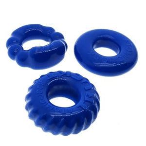 Oxballs Bonemaker 3-Pack Cockring Pool Blue OX-3061 love is love buy sex toys in singapore u4ria loveislove