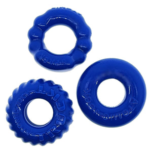 Oxballs Bonemaker 3-Pack Cockring Pool Blue OX-3061 love is love buy sex toys in singapore u4ria loveislove