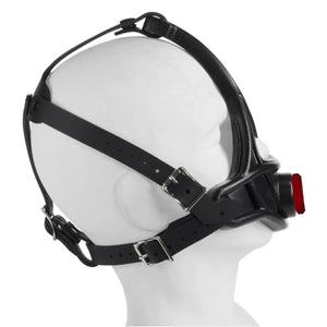 Oxballs Bulldog Silicone Head Harness Gag Black/Red  buy in Singapore LoveisLove U4ria