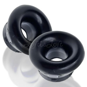 Oxballs Clone 2-Pack Stacking Stretch Ballstretchers Black OX-1919 love is love buy sex toys in singapore u4ria loveislove