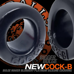 Oxballs Cock-B Liquid Platinum Silicone Bulge Cockring Black or Purple OX-1921 love is love buy sex toys in singapore u4ria loveislove