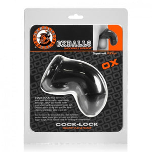 Oxballs Cock-Lock Cock Cage by Atomic Jock AJ-1069 in Black or Clear Cock Rings - Oxballs C&B Toys Oxballs Clear