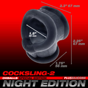 Oxballs CockSling-2 OX-1013 Night Edition love is love buy sex toys in singapore u4ria loveislove