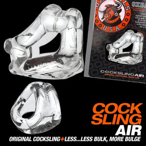 Oxballs Cocksling Air FLEXtpr OX-3062 in Clear love is love buy sex toys in singapore u4ria loveislove