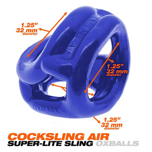 Oxballs Cocksling Air FLEXtpr OX-3062 in Pool Blue love is love buy sex toys in singapore u4ria loveislove