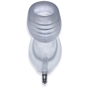 Oxballs Glowhole-2 Buttplug with LED Insert Large Clear Frost Buy in Singapore LoveisLove U4Ria 