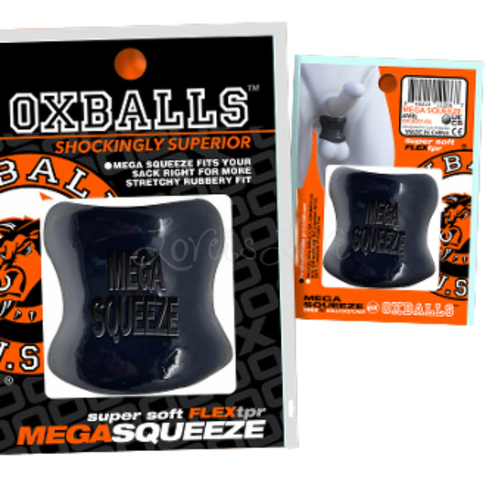 Oxballs Mega Squeeze ErgoFit Ballstretcher Black or Clear