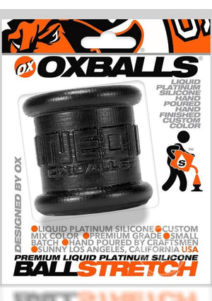 Oxballs Neo Tall Premium Silicone Ball Stretcher Black or Blueballs Metallic Buy in Singapore LoveisLove U4Ria 