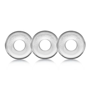 Oxballs Ringer 3-pack Cock Ring OX-1324 in Black or Steel or Clear buy in Singapore LoveisLove U4ria
