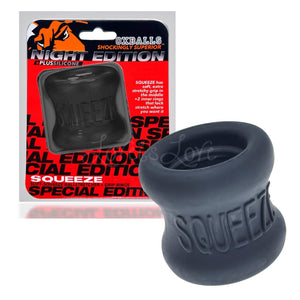 Oxballs Squeeze Soft-Grip Ball Stretcher OX-3011 Night Edition love is love buy sex toys in singapore u4ria loveislove