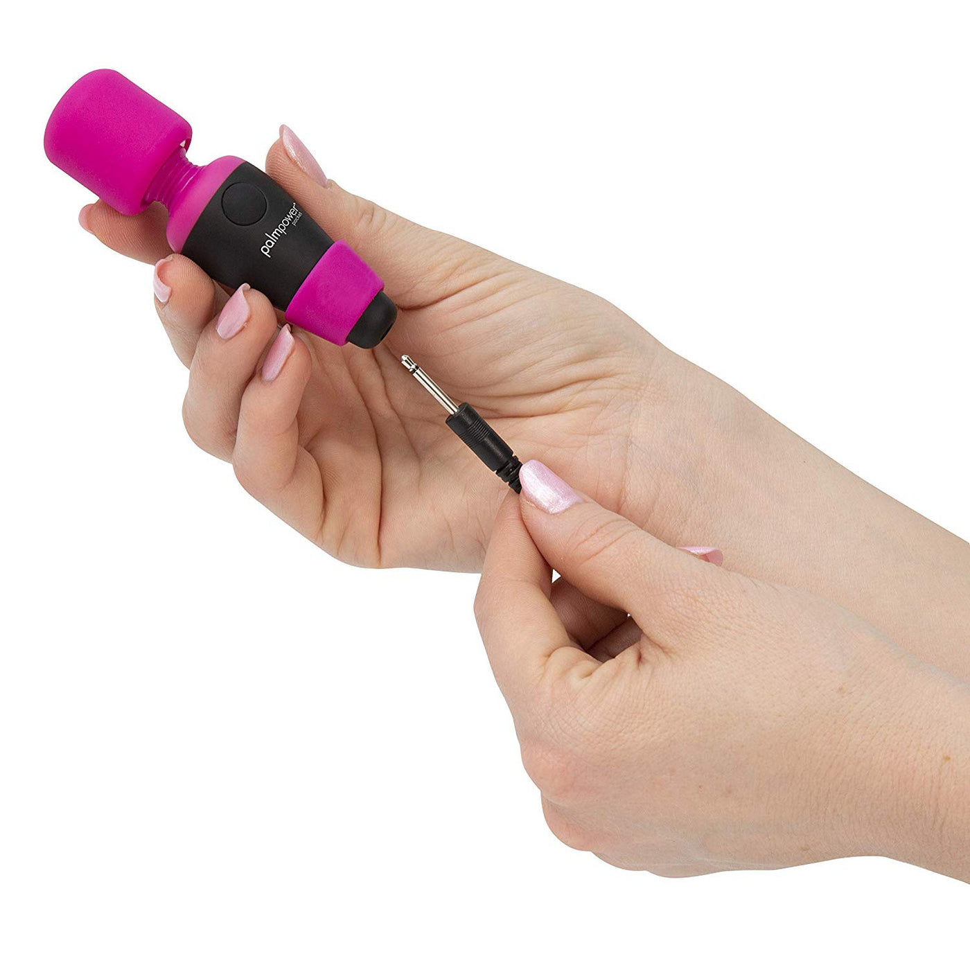 PalmPower Pocket Mini Wand Vibrator 3.5 Inch  Love is Love