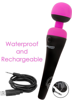 Palmpower Recharge USB Rechargeable Waterproof Massager (Newest Packaging Edition)