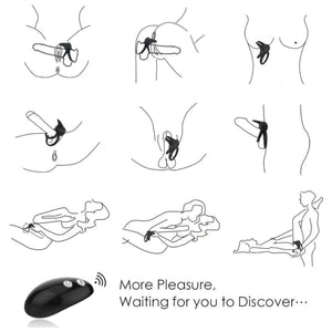 Paloqueth Remote Control Rabbit Double Rechargeable Cock Ring buy in Singapore Loveislove U4ria