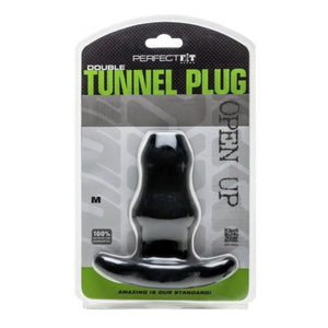 Perfect Fit Double Tunnel Plug Black or Clear Buy in Singapore LoveisLove U4Ria