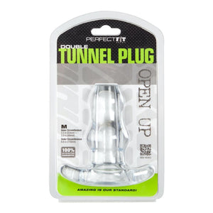 Perfect Fit Double Tunnel Plug Black or Clear Buy in Singapore LoveisLove U4Ria