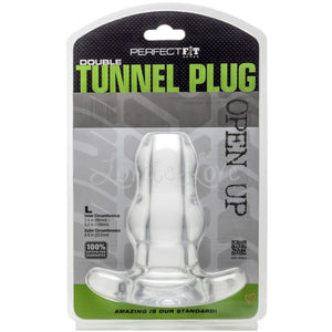 Perfect Fit Double Tunnel Plug Black or Clear Buy in Singapore LoveisLove U4Ria