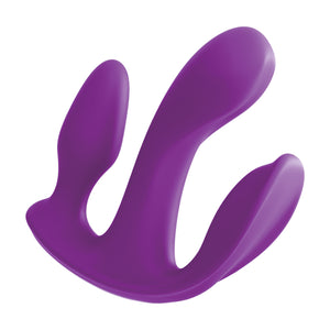 Pipedream 3Some Myself and Us Total Ecstasy Silicone Vibrator Purple buy in Singapore LoveisLove U4ria