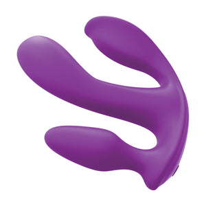 Pipedream 3Some Myself and Us Total Ecstasy Silicone Vibrator Purple buy in Singapore LoveisLove U4ria