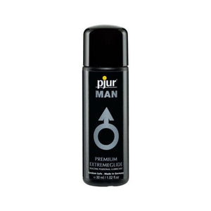 Pjur Man Silicone Based Personal Lubricant Premium Extreme Glide 30 ML 1 FL OZ or 100 ML 3.4 FL OZ or 250 ML 8.4 FL OZ love is love buy sex toys in singapore u4ria loveislove