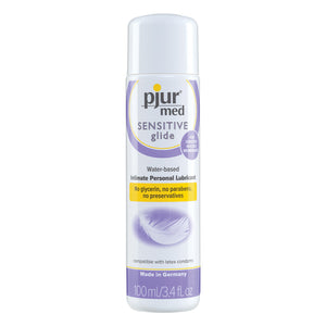 Pjur Med Sensitive Glide Water-based Lubricant 100 ML 3.4 FL OZ (New Packaging)