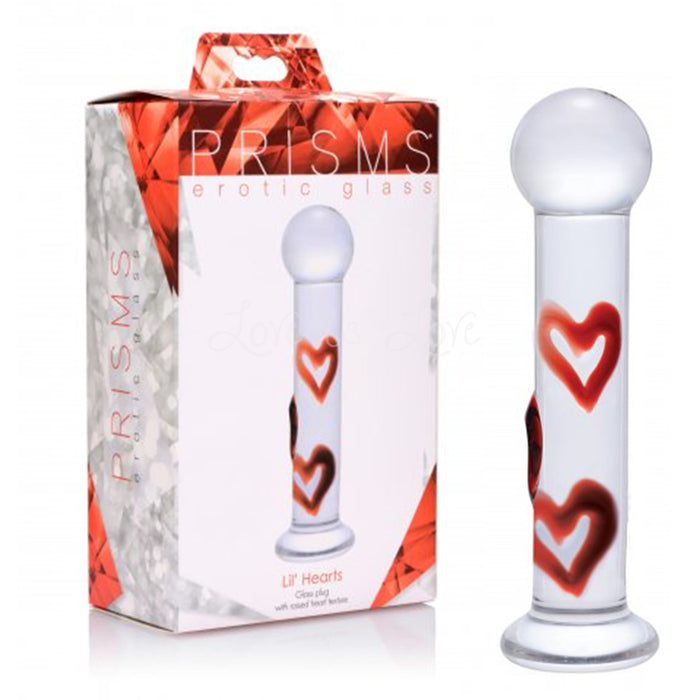 Prisms Erotic Glass Lil Hearts Glass