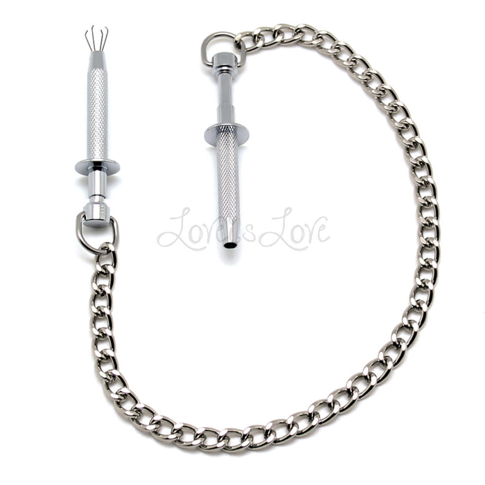 RIM 8035 Rimba Extreme Claw Nipple Clamps with Chain