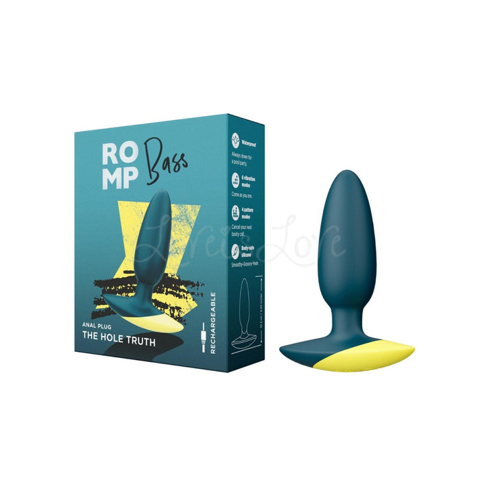 ROMP Bass Rechargeable Vibrating Anal Plug