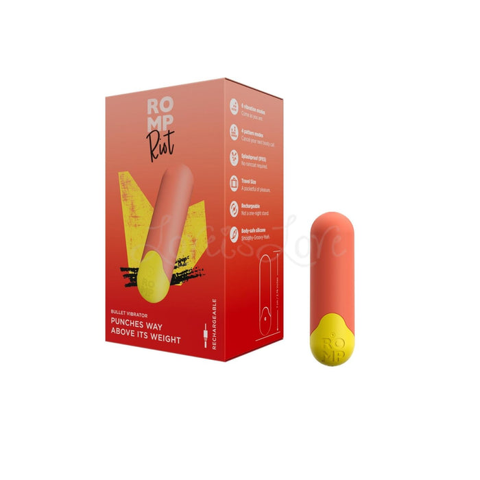 ROMP Riot Rechargeable Clitoral Stimulation Bullet Vibrator