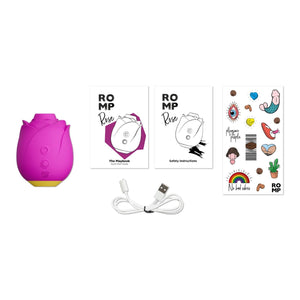 ROMP Rose Rechargeable Clitoral Stimulator (Limited Edition) love is love buy sex toys in singapore u4ria loveislove