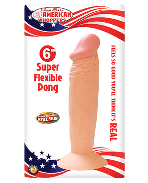 Real Skin All American Whoppers 6 Inch Dong