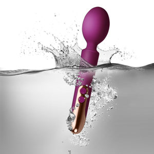 Rocks-off 10 Speed Oriel Rechargeable Wand Black or Fuchsia Buy in Singapore LoveisLove U4Ria 