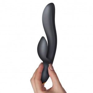 Rocks-Off 10 Speed Regala Rechargeable Silicone Rabbit Vibrator Black Buy in Singapore LoveisLove U4Ria 