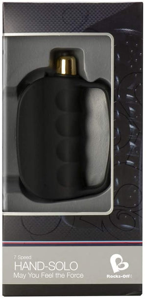 Rocks-Off 7 Speed Hand-Solo Masturbator Stroke Black (Clearance-Last Piece)