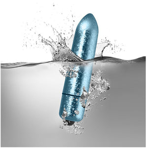 Rocks-Off Frosted Fleurs Blizzard Blue 10 Functions 120MM Vibrator buy in Singapore LoveisLove U4ria