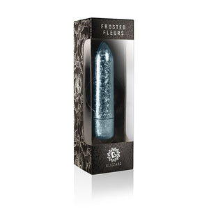 Rocks-Off Frosted Fleurs Blizzard Blue 10 Functions 120MM Vibrator buy in Singapore LoveisLove U4ria